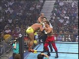 Chris Benoit and Arn Anderson vs Giant and Kevin Sullivan, WCW Bash at the Beach 1996