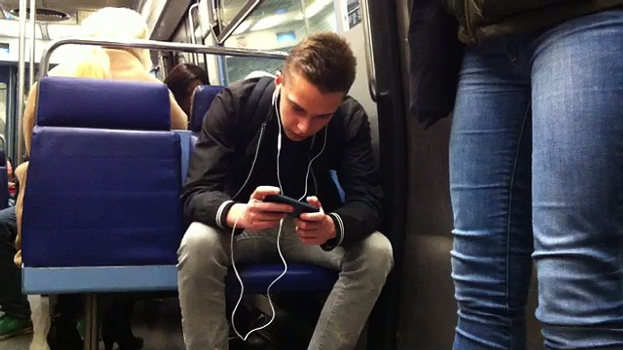 Passager dans le métro