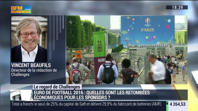 Le regard de Challenges: Quelles sont les retombées économiques de l'Euro 2016 pour les sponsors ? - 11/07
