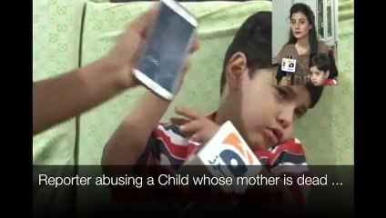 Geo Reporter Abusing a Child Whose Mother is Dead