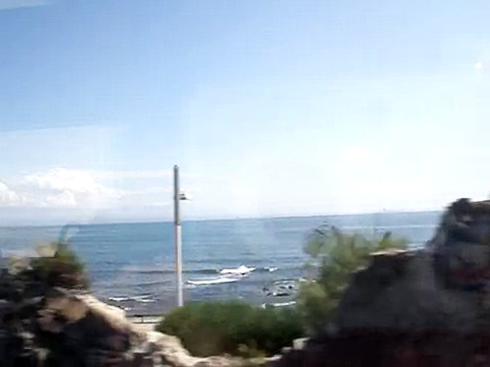 Cascais para Lisboa de combóio - 22/09/08