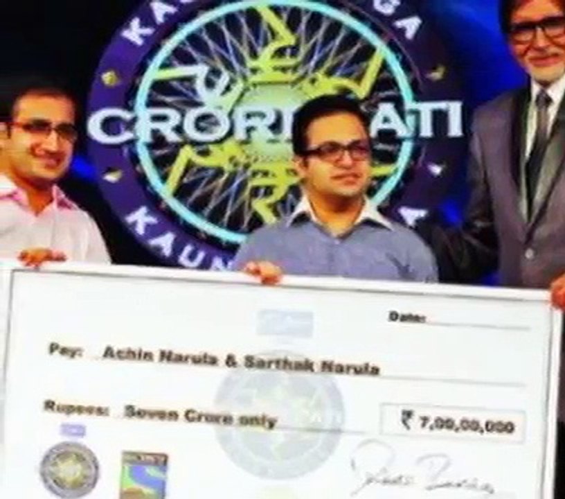 Kaun Banega Crorepati Amitabh Bachchan KBC lauds first 7 Crore Winners