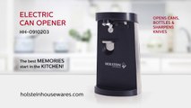 HH-0910203- Electric Can Opener- Holstein Housewares
