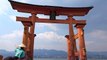 The great Torii at the Itsukushima Shrine in Miyajima, Japan