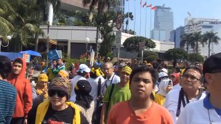 Demonstrasi Mahasiswa dan Alumni dukung KPK (22 Februari 2015)