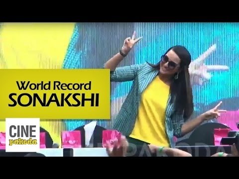 Sonakshi Sinha attempts the Guinness World Record | CinePakoda