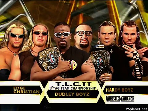 Edge & Christian vs. The Dudley Boyz vs. The Hardy Boyz TLC II-Wrestlemania 17