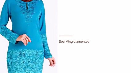 下载视频: Baju Kurung Moden Lace Terkini 2016 - LovelySuri