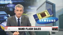 Samsung Electronics posts highest sales in the global NAND flash market for 1st quarter