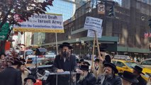 Protesting Forced Draft in Israel at Office of Friends of the IDF in NYC - part 2