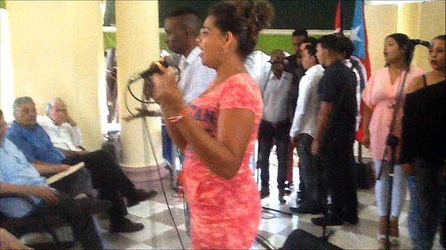 Oubao Moin en el ICAP-50 aniversario de Misión de Puerto Rico en Cuba