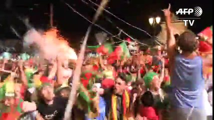 Lisbon explodes with joy after Portugal win
