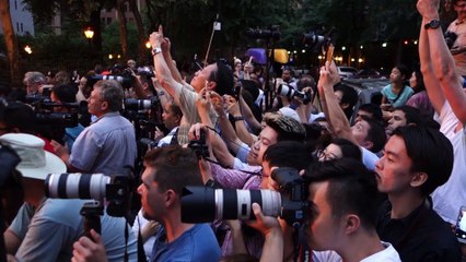 Quand le coucher de soleil a rendez-vous avec Manhattan