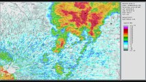 Doppler Radar - Minneapolis Minnesota Area Tornado - May 22, 2011