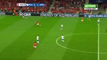 But de Gareth Bale Russie vs Pays de Galles 0-3 euro 2016 -20.06.2016