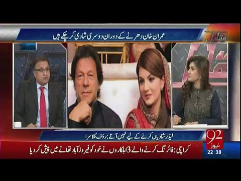 Imran Khan aur Reham Khan talaaq ke baad aik doosre ko kistarah neecha dekha rahe hain ? - Rauf Klasra reveals