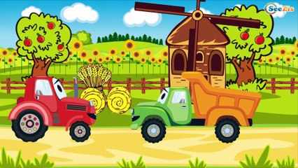 Kids Cartoon - The Crane Adventures - Cars & Trucks Construction Cartoons for children