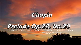 Chopin - Prelude, Op28, No.20 - munemori ｼｮﾊﾟﾝ前奏曲第20番