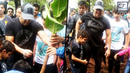 Salman Khan's TREE PLANTATION DRIVE