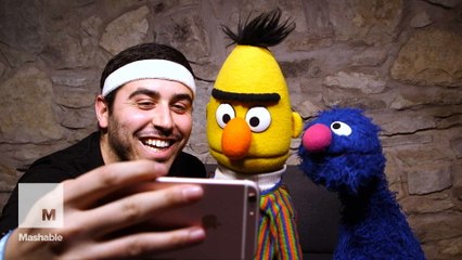 Grover and Bert Learn Instagram from a Millennial