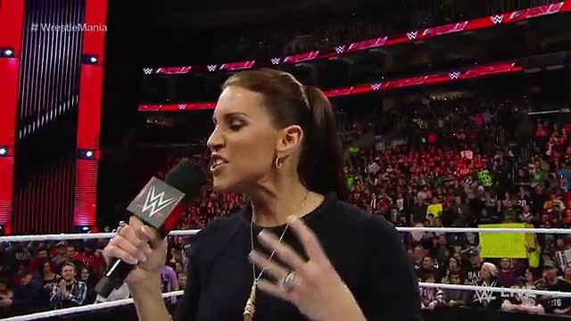 Roman Reigns reminds Stephanie McMahon that he is the authority in WWE- Raw, March 21, 2016