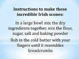 Instructions How To Make Delicious Irish Scones