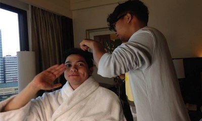 Pambansang Bae Alden Richards Getting ready for Aldub Movie "Imagine You & Me" Premiere Night!