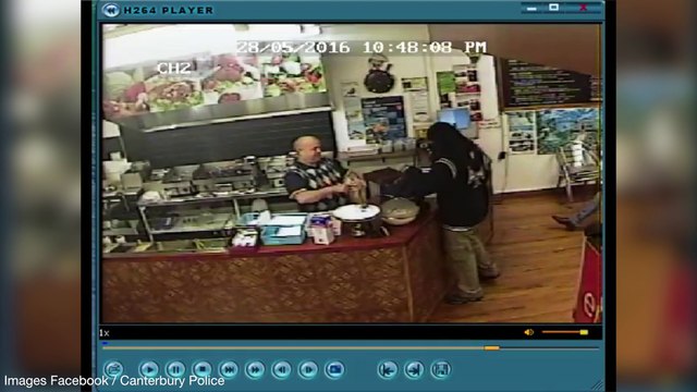 Le sang-froid d'un marchand de kebabs face à son braqueur