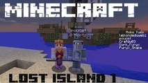 Je joue sur une super map aventure dans Minecraft :  lost island épisode 1