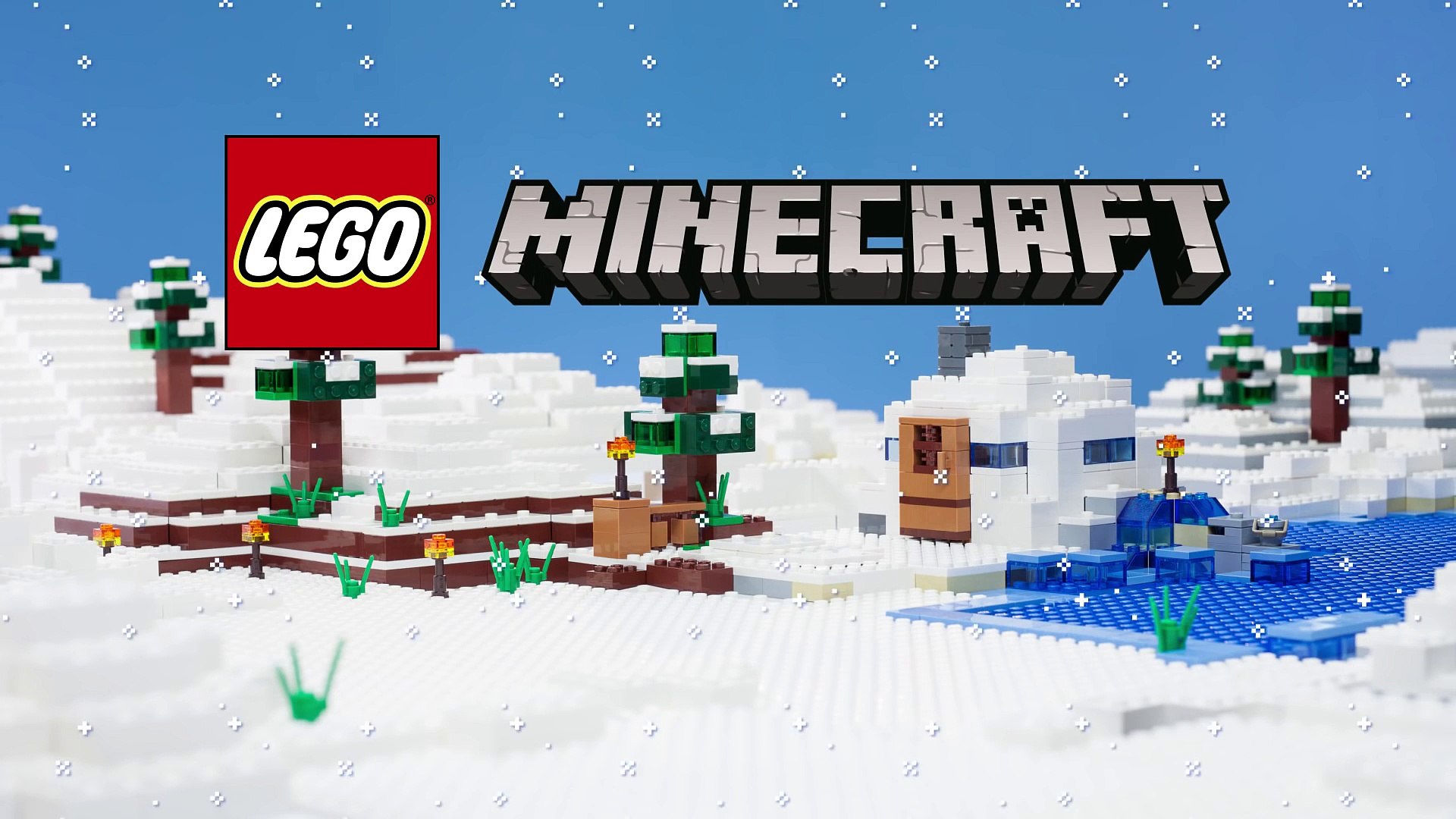 lego minecraft the snow hideout