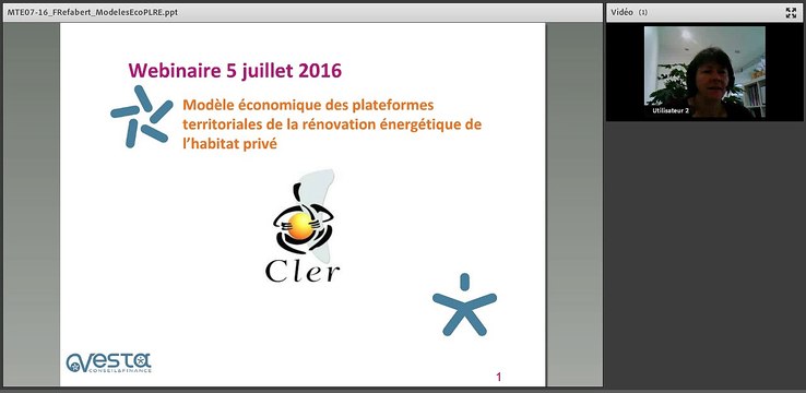 Mardi de la transition énergétique : les plateformes locales de la rénovation énergétique : quels modèles économique 3/4