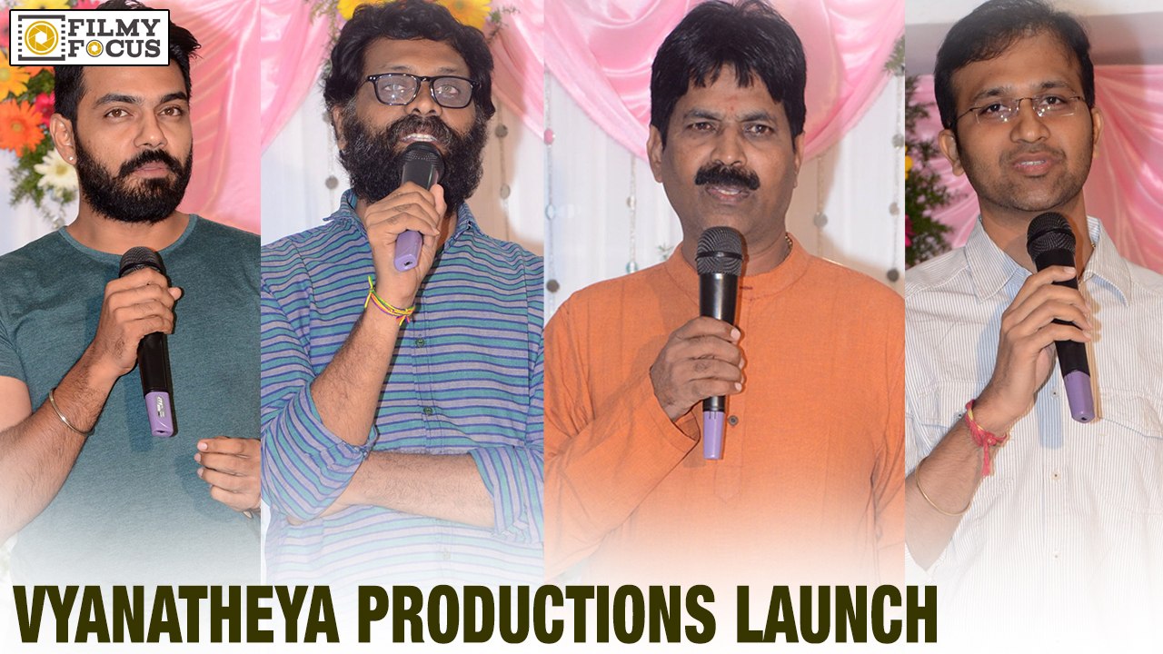 Giri's New Production house Vyanateya Pvt Ltd Launch - Filmyfocus.com