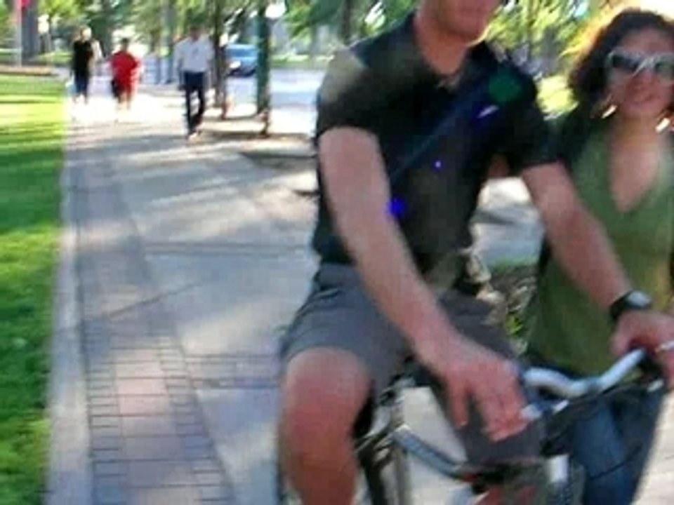 Sur le velo
