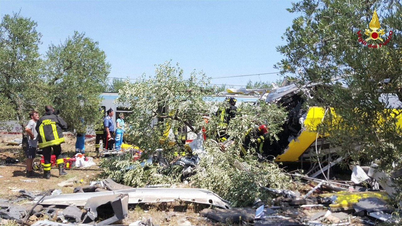 Italie: au moins dix morts dans une collision de trains