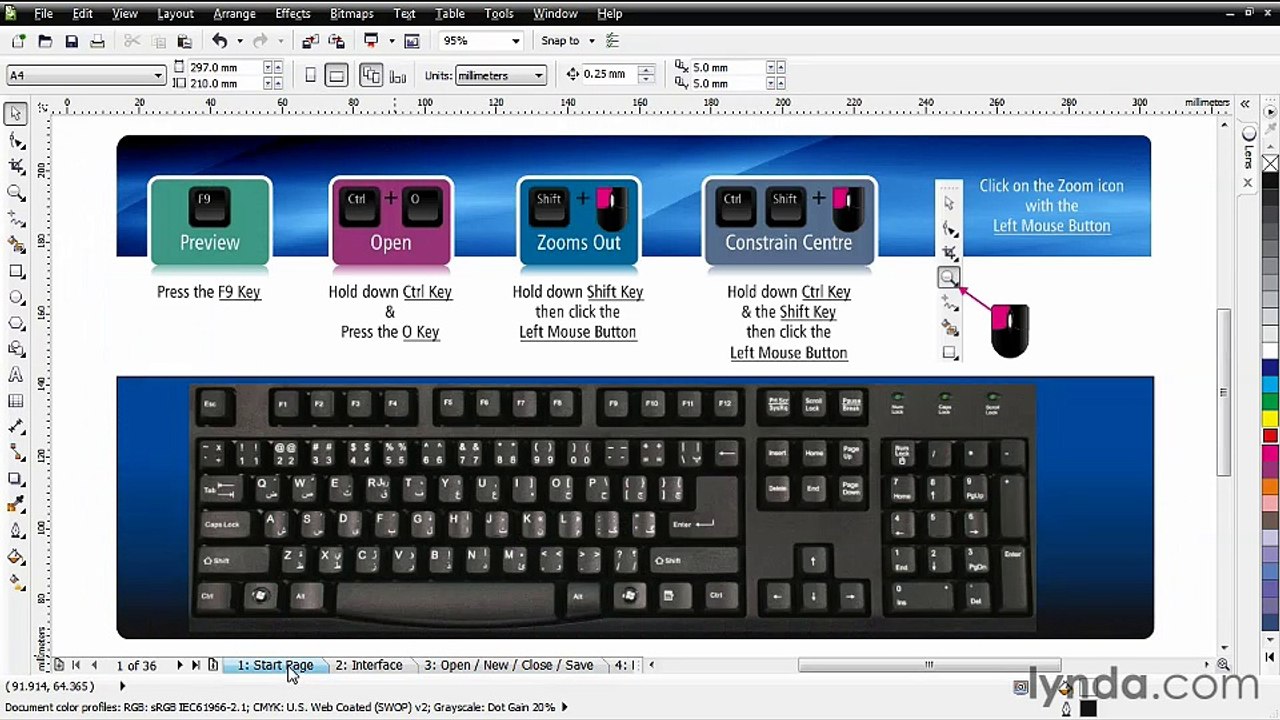 [Corel Draw 6 Essential Training] 00.02. Using the exercise files