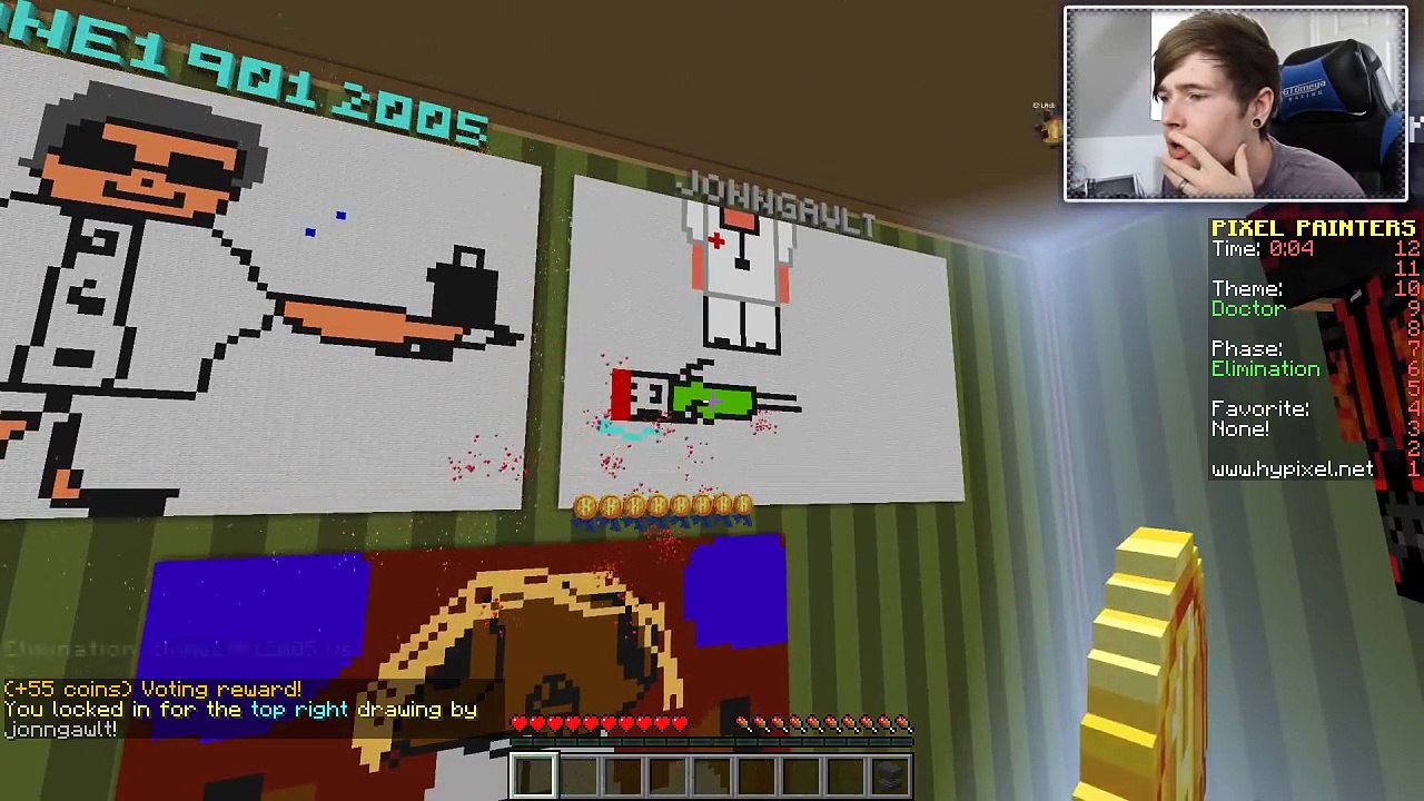 Minecraft   CAPTAIN UNDERPANTS!!   Pixel Painters Minigame