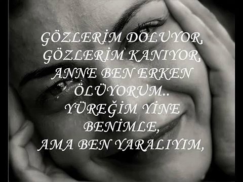 anne ben ölüyorum