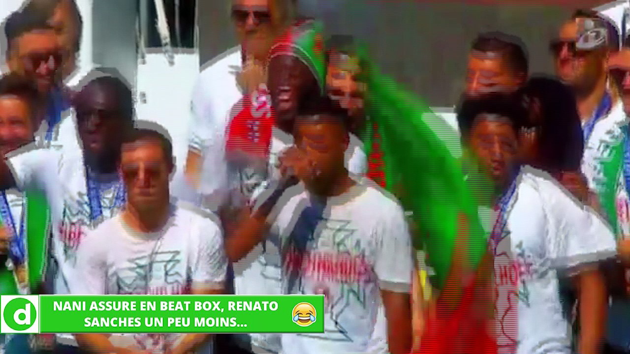 Zap Foot du 12 juillet: Nani assure en beatbox, Renato Sanches moins, il réalise un geste incroyable et n'en revient pas etc.