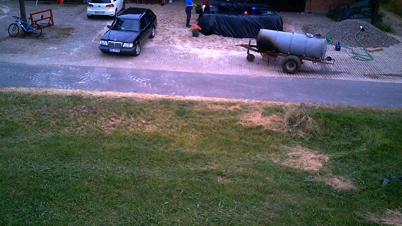 Kleiner Testflug bei einer Party im Harz