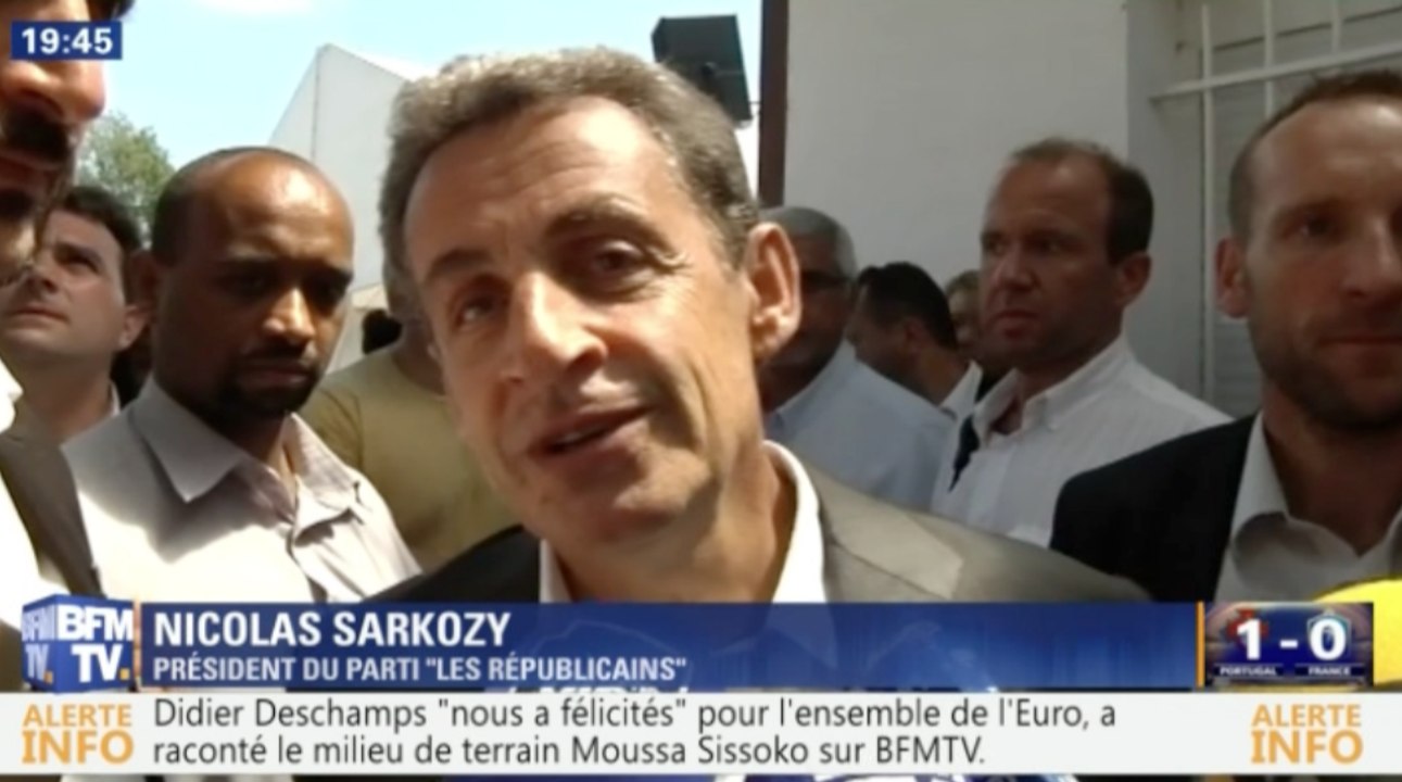 Sarkozy se compare à Giroud. Zap actu du 12/07/2016 par lezapping