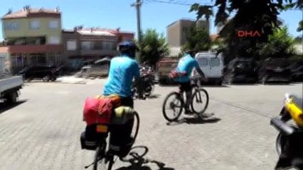 Çanakkale Bisikletle Ezine'den Artvin'e Yola Çıktı