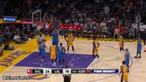 Kobe Bryant Makes Larry Nance Jr to Sit on the Floor | Mavericks vs Lakers | Jan 26, 2016 | NBA