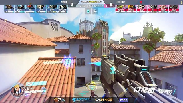 Nubris vs Gale force Game 1 - Gosugamers Weekly NA #14 - Winners semifinals - Overwatch esports