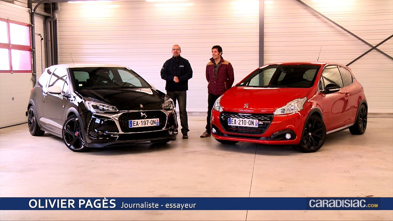 Comparatif DS3 Performance - Peugeot 208 GTI By Peugeot Sport