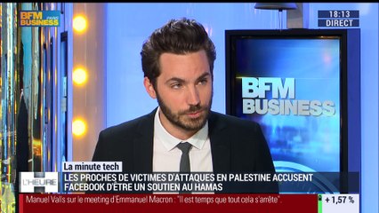 La Minute Tech: Les proches de victimes d'attaques en Palestine accusent Facebook d'être un soutien au Hamas - 12/07