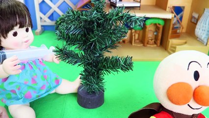 ぽぽちゃん おしりに注射攻撃！ メルちゃん アンパンマン Baby Doll Syringe Attack