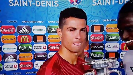 كريستيانو رونالدو يهدي لقب اليورو إلى العرب