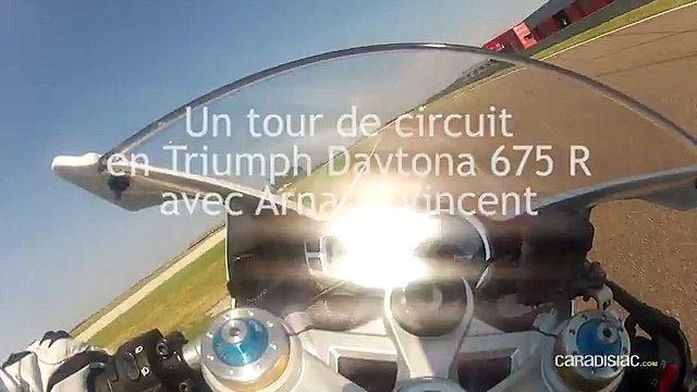Les essais d’Arnaud Vincent : La Triumph Daytona 675 R, le tour embarqué