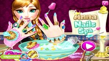 ♥ Disney Frozen Princess Anna Nails Game for Kids (Anna Nails Spa) Nursery Rhymes Songs for Kids