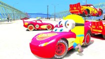 Minions & Disney PIXAR cars Dinoco and Lightning McQueen Nursery Rhymes